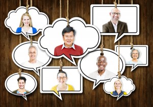 http://www.dreamstime.com/royalty-free-stock-photos-set-faces-hanging-colourful-speech-bubbles-image44820928